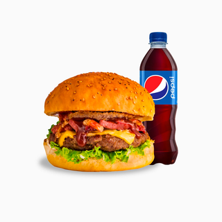 Азиатский Бургер с курицей + Pepsi 0,5 л
