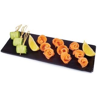 Нарізка червоної риби слабкого посолу (100/40/40г)