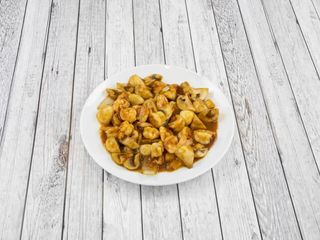 39. Gambas Con Champiñones