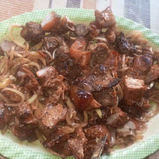 Choucouya de porc porcodjo  + Attiéké