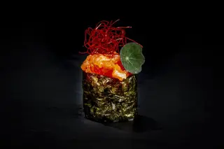 Gunkan spicy salmon - 1 pezzo