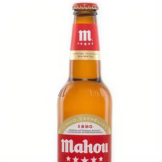 Cerveza Mahou 5 Estrellas botella 33cl.