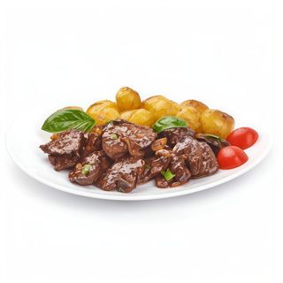 Ración De Hígado Con Patatas