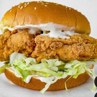 Burger poulet crispy 