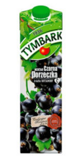 Sok z czarnej porzeczki Tymbark 1L