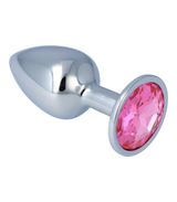 Plug Metálico Talla L Rosa