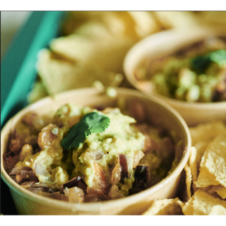 Guacamole con nachos