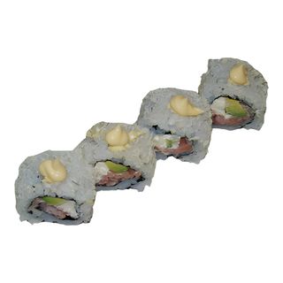 Филаделфия сьомга, авокадо и хрупкава темпура - 4 бр