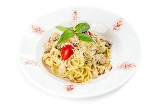 Альфредо с курицей