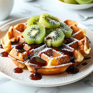 Gaufre Nutella Kiwi