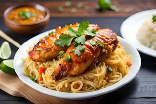 PUZZLE SPAGHETTI - BBQ BIG TURKEY AND SAUSAGE 