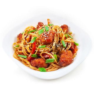 Локшина з куркою темпура (400г)