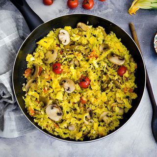 Riso con verdura mista