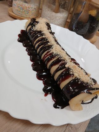 Posna palačinka šumsko voće i kakao krem