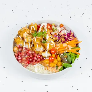 Crispy Chicken Over Rice