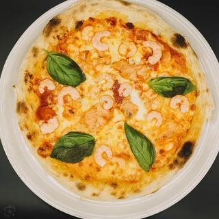 Pizza Gamberi E Pacchetelle Nou
