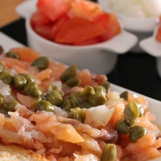 Tostada de ahumados