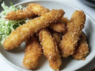 Crispy fish with rice