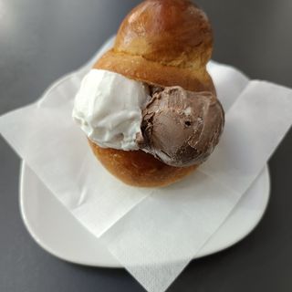 Brioches con gelato mini