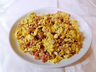Huevos Revueltos Con Jamón