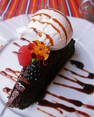 Tarte Chocolate com Gelado Natas