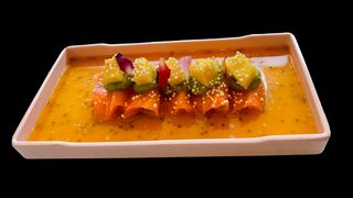 59. Carpaccio sake mango