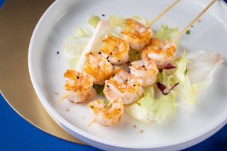 151 - Spiedini di gamberi 4 pezzi