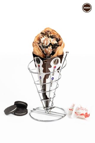 Bubble waffles cu finetti , Oreo & Raffaello 