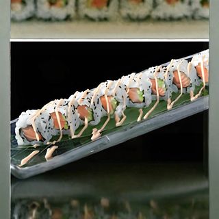 111. Ura spicy salmone - 8 pezzi