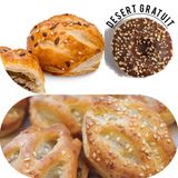 Mini cu carne de pui&mini cu carnde pui și ciuperci + 1 desert gratuit