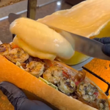 Sandwich Crevettes Grillées Double Raclette 