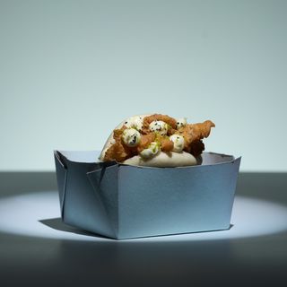 BAO De Calamares A La Andaluza Con Alioli Suave