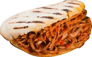 Arepa De Carne Mechada