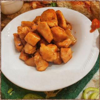 195. Pollo in salsa agrodolce