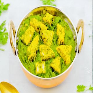 Sag Paneer com Arroz