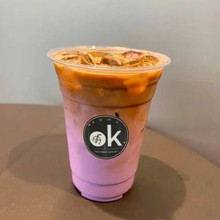Taro Latte (con tapioca)