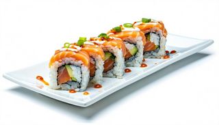 Spicy salmon uramaki