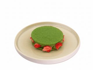 Sandwich cake z matcha