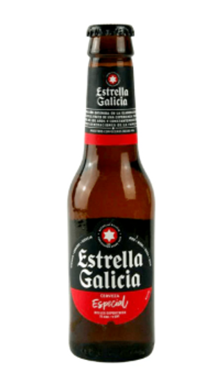 Cerveza Estrella Galicia mini (200 ml.)