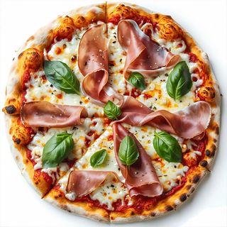 Margherita al prosciutto crudo