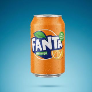 Fanta naranja lata