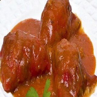 Pimientos rellenos de carne