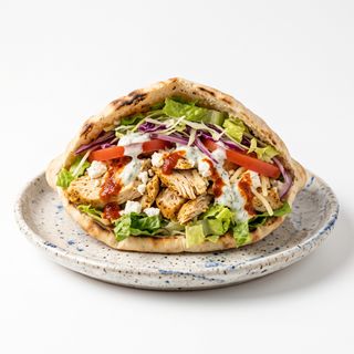 Pan Pita De Pollo Con Queso (Normal)