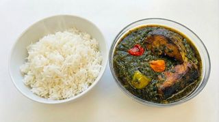 Sauce Feuille & Riz Blanc