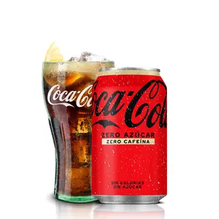 97B. Coca-Cola Zero Azúcar Zero Cafeína lata 330ml.