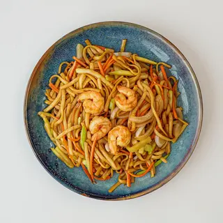 36.Tallarines Con Tres Delicias