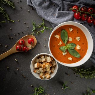 Supa crema de rosii cu dovleac