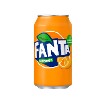 Fanta Naranja lata 330ml.