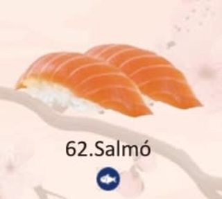 62. Nigiri Salmó (2 Uds.)