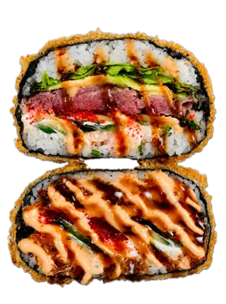 Burger sushi z tunczykiem